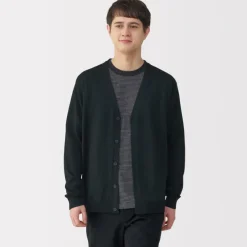 Men's Hemp Blend V-Neck Cardigan
