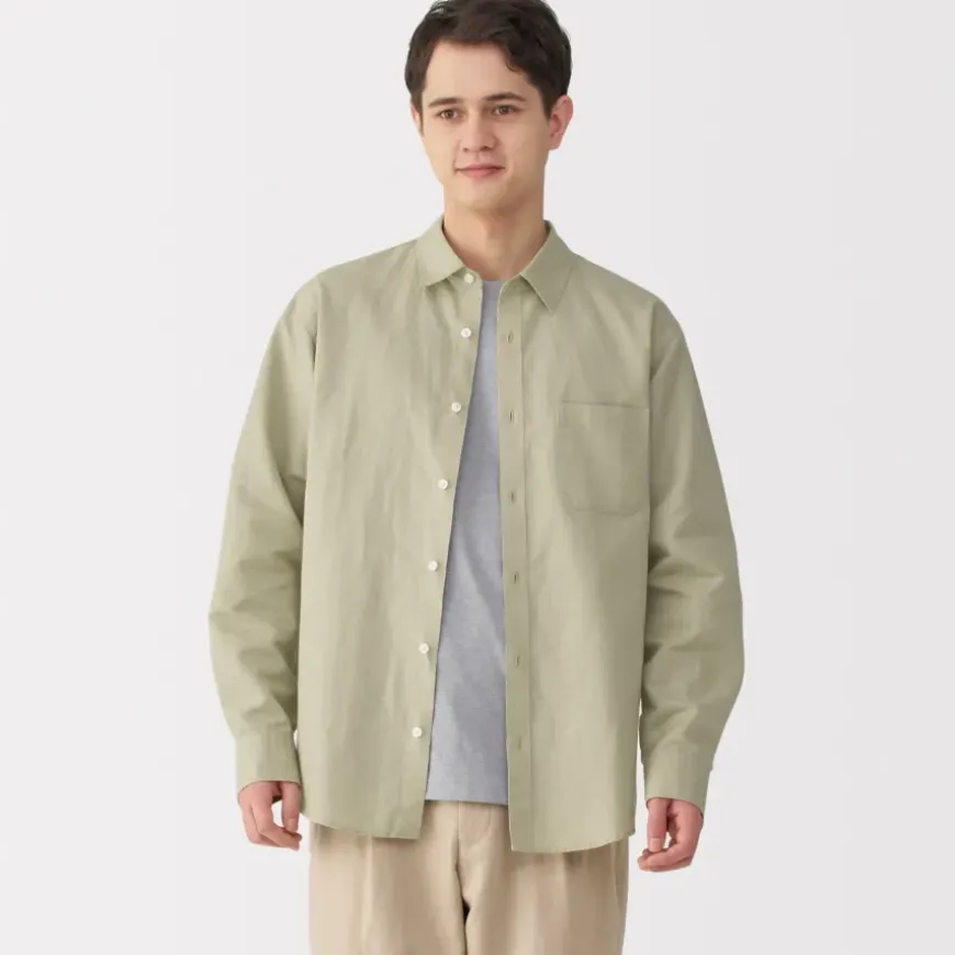 Men's Hemp Cotton Long Sleeve Shirt