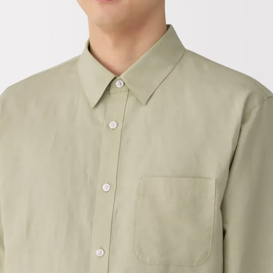 Men's Hemp Cotton Long Sleeve Shirt