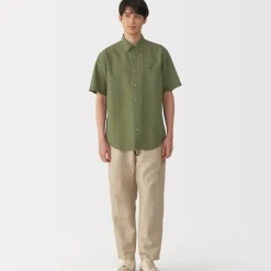 Men's Hemp Cotton Short Sleeve Shirt