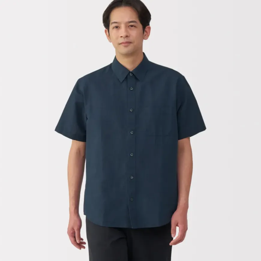 Men's Hemp Cotton Short Sleeve Shirt
