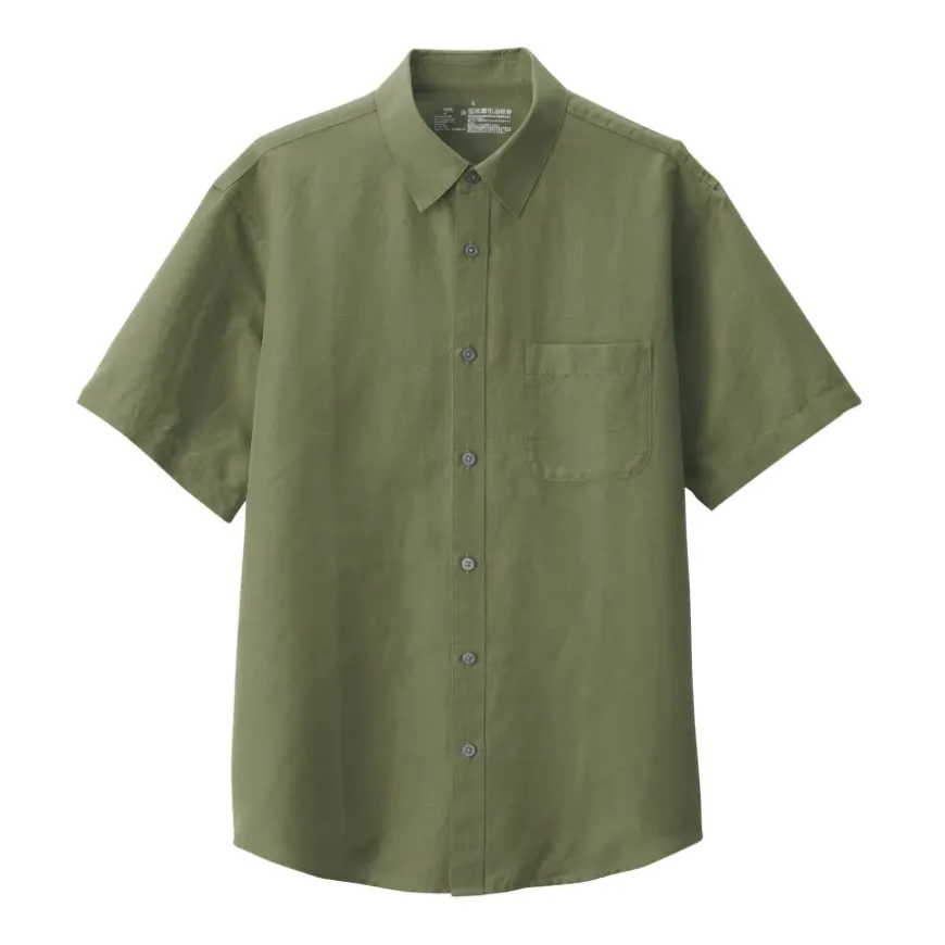 Men's Hemp Cotton Short Sleeve Shirt