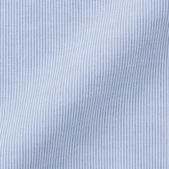 Men's Hemp Cotton Stand Collar Striped Shirt