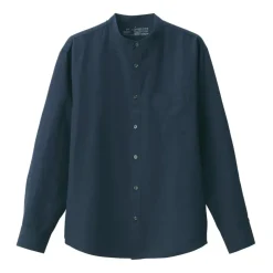 Men's Hemp Cotton Stand Collar Shirt