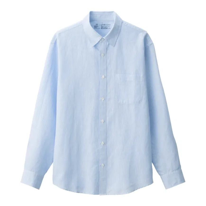 Men's Hemp Cotton Striped Shirt