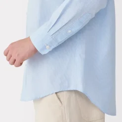 Men's Hemp Cotton Striped Shirt