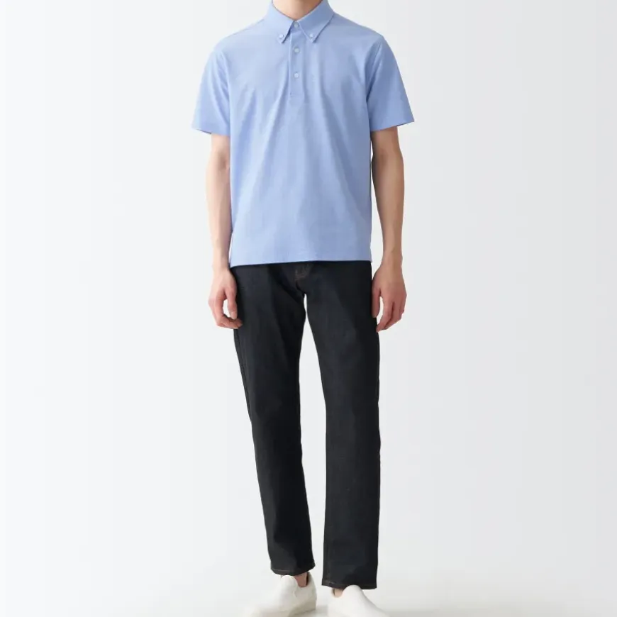 Men's High Twist Pique Polo Shirt
