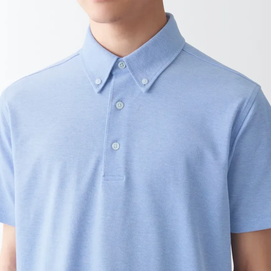 Men's High Twist Pique Polo Shirt