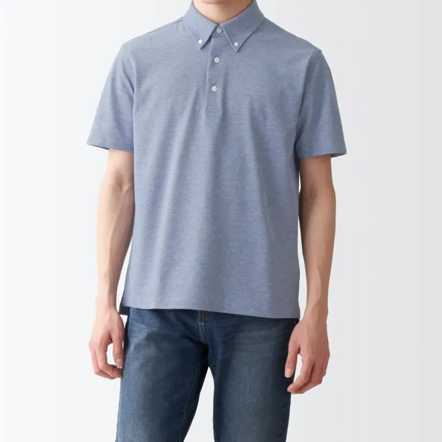 Men's High Twist Pique Polo Shirt