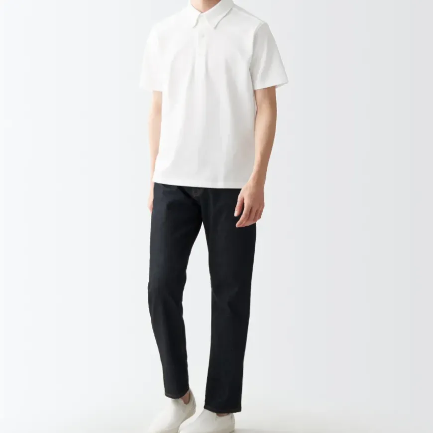 Men's High Twist Pique Polo Shirt