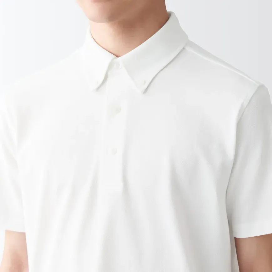 Men's High Twist Pique Polo Shirt