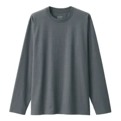 Men's Jersey Crew Neck Long Sleeve Striped T-Shirt