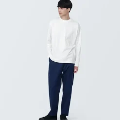 Men's Jersey Crew Neck Long Sleeve T-Shirt