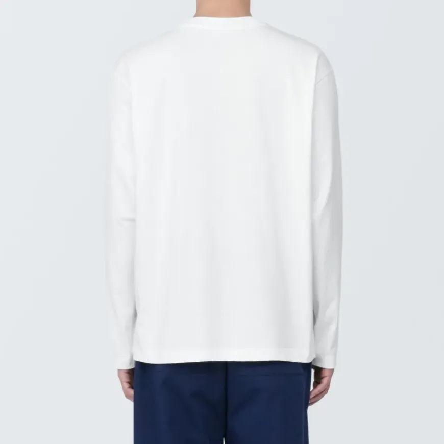 Men's Jersey Crew Neck Long Sleeve T-Shirt