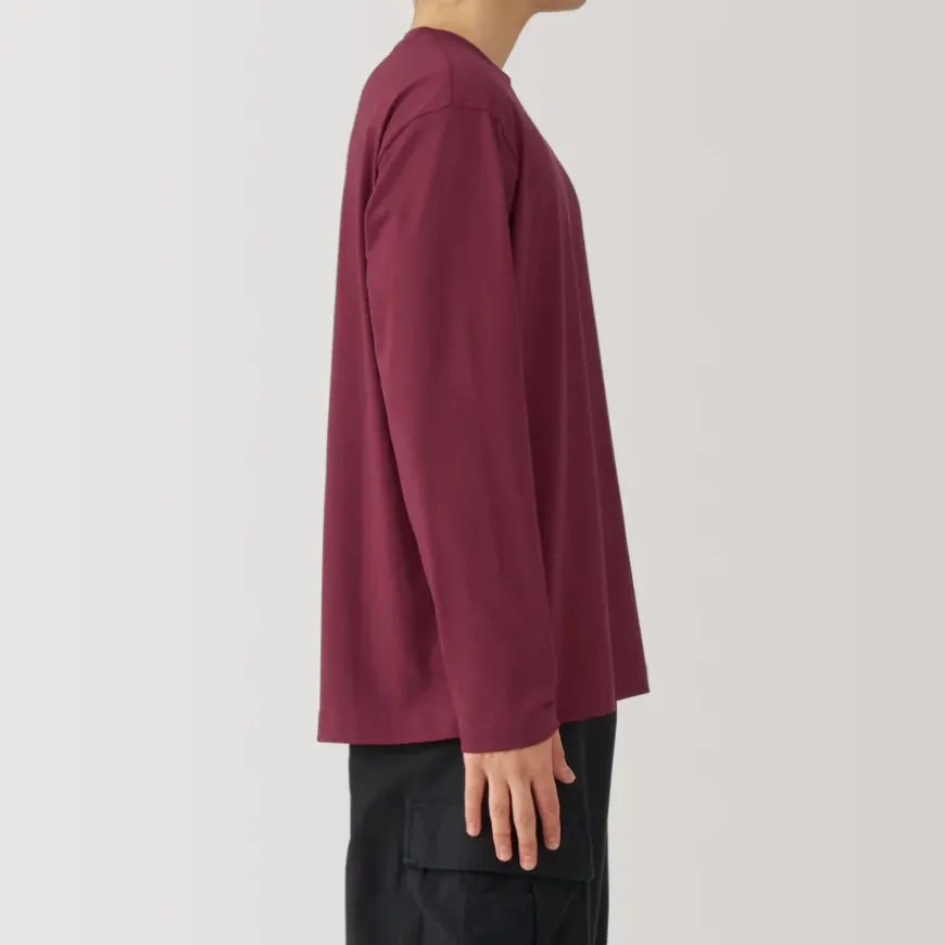 Men's Jersey Crew Neck Long Sleeve T-Shirt