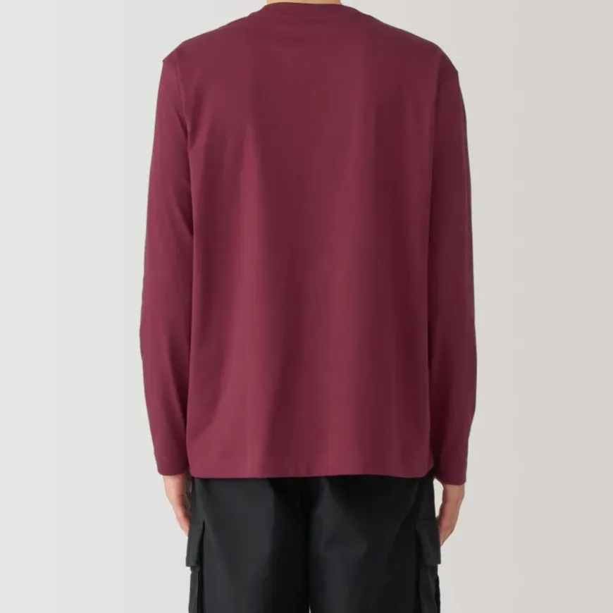 Men's Jersey Crew Neck Long Sleeve T-Shirt