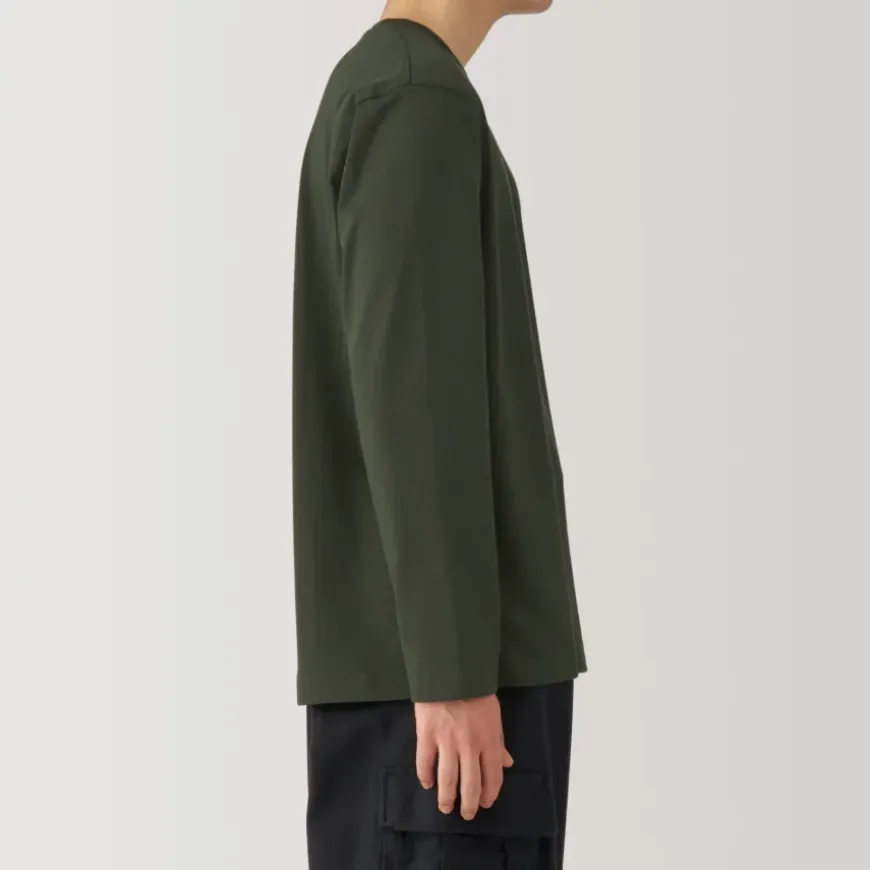 Men's Jersey Crew Neck Long Sleeve T-Shirt