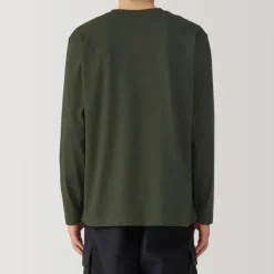 Men's Jersey Crew Neck Long Sleeve T-Shirt