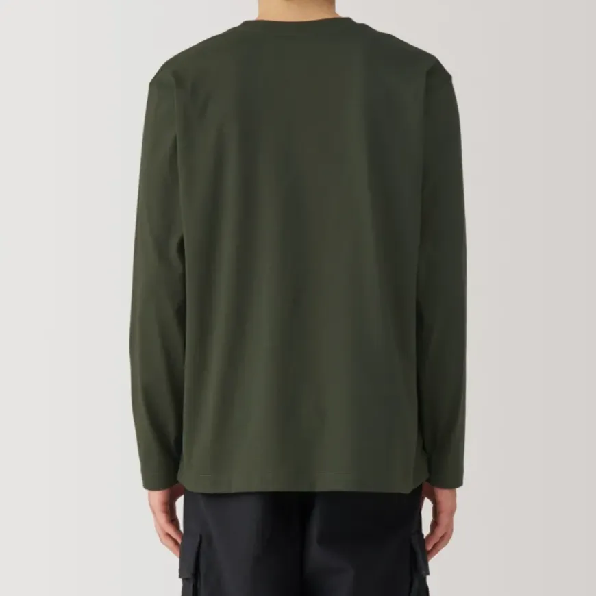 Men's Jersey Crew Neck Long Sleeve T-Shirt
