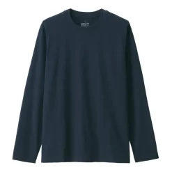 Men's Jersey Crew Neck Long Sleeve T-Shirt