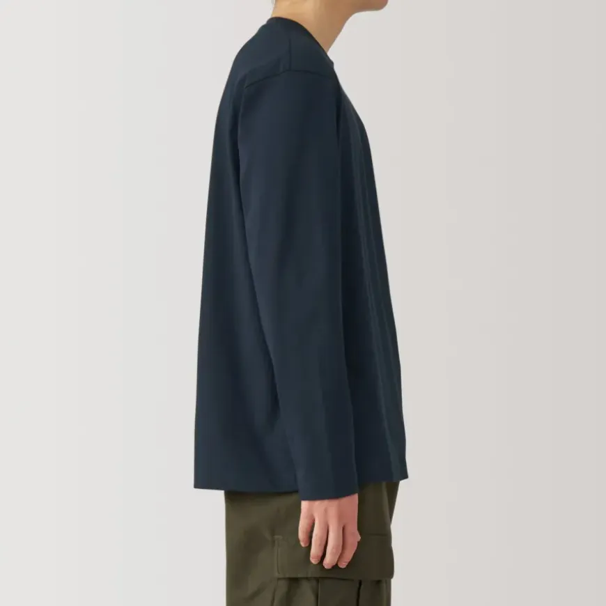 Men's Jersey Crew Neck Long Sleeve T-Shirt