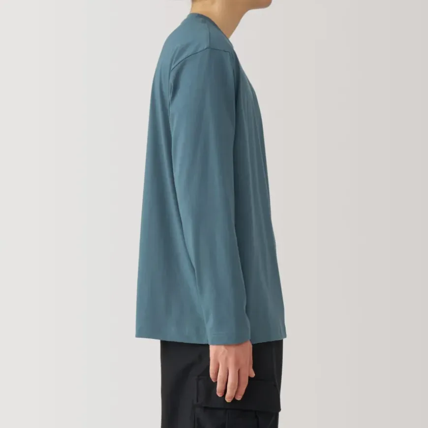 Men's Jersey Crew Neck Long Sleeve T-Shirt