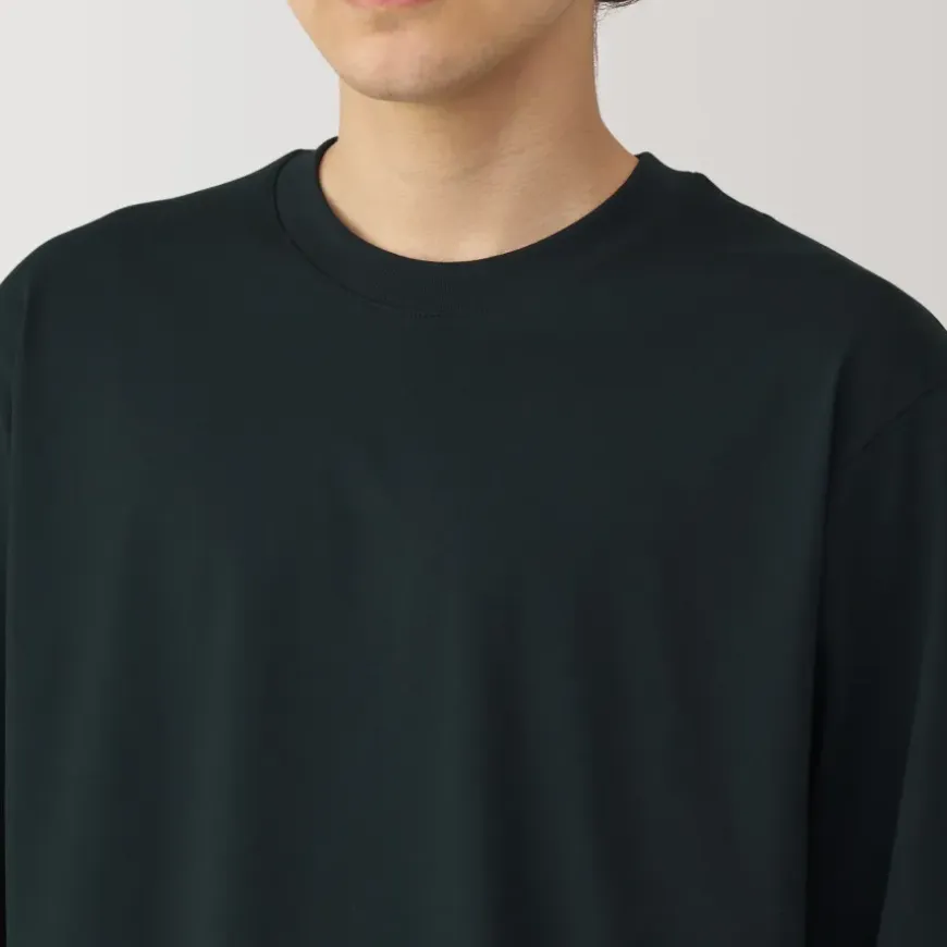 Men's Jersey Crew Neck Long Sleeve T-Shirt