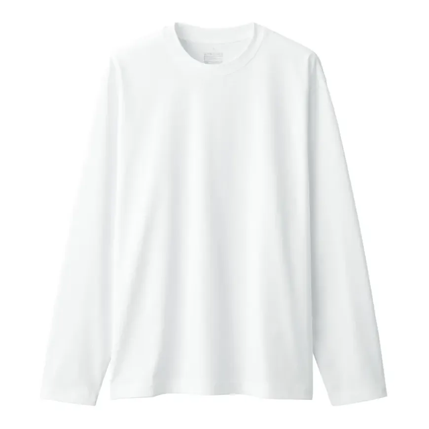 Men's Jersey Crew Neck Long Sleeve T-Shirt