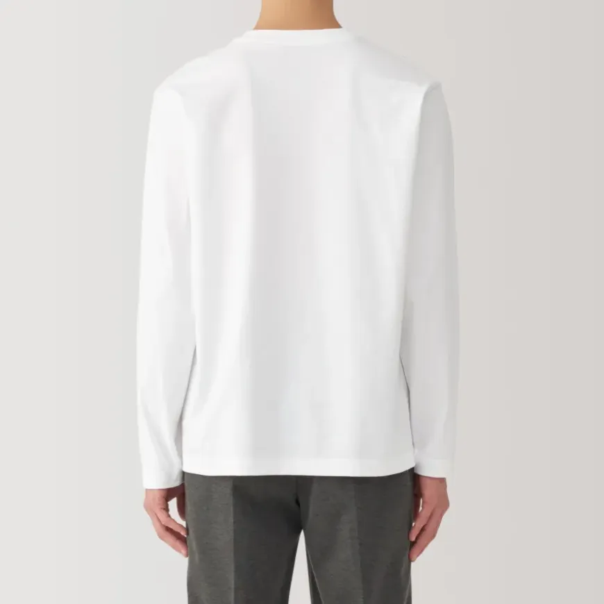 Men's Jersey Crew Neck Long Sleeve T-Shirt