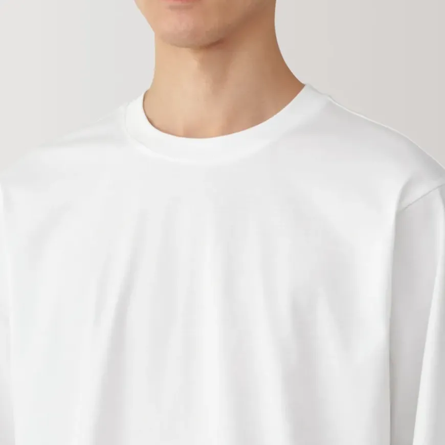 Men's Jersey Crew Neck Long Sleeve T-Shirt