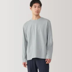 Men's Jersey Crew Neck Long Sleeve T-Shirt