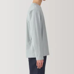 Men's Jersey Crew Neck Long Sleeve T-Shirt