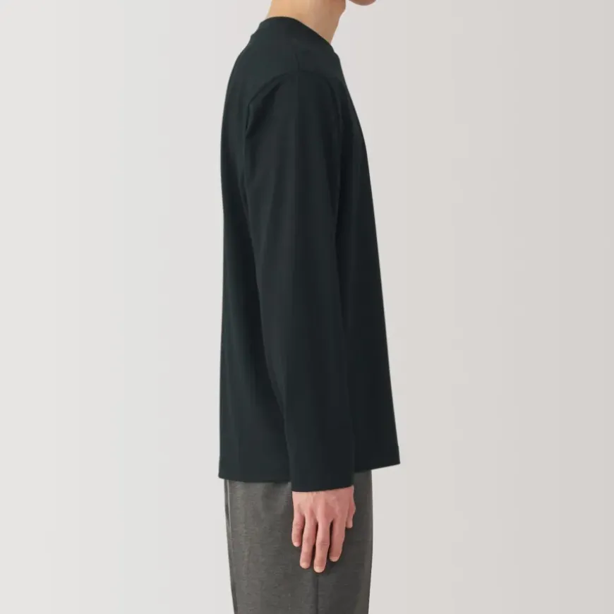 Men's Jersey Crew Neck Long Sleeve T-Shirt