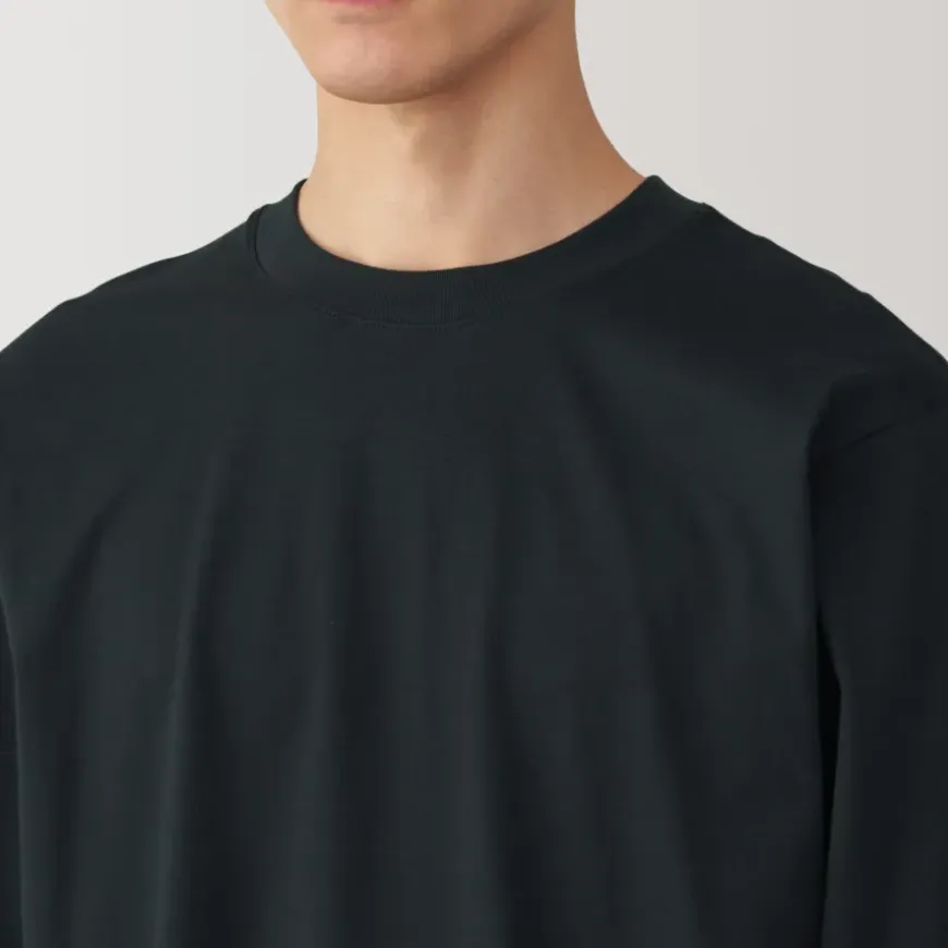 Men's Jersey Crew Neck Long Sleeve T-Shirt