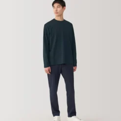 Men's Jersey Crew Neck Long Sleeve T-Shirt