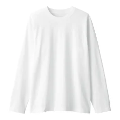 Men's Jersey Crew Neck Long Sleeve T-Shirt