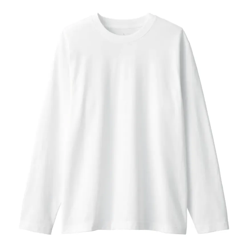Men's Jersey Crew Neck Long Sleeve T-Shirt