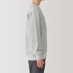Men's Jersey Slub Crewneck Pullover Sweatshirt