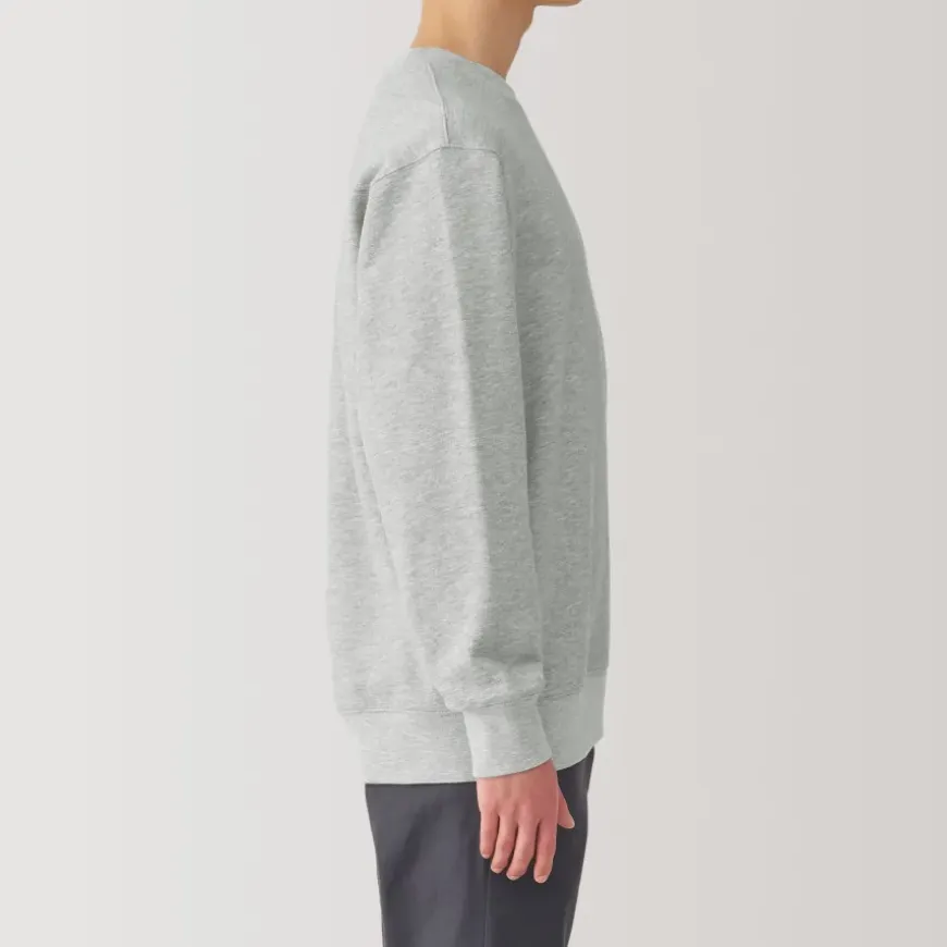 Men's Jersey Slub Crewneck Pullover Sweatshirt