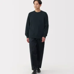 Men's Jersey Slub Crewneck Pullover Sweatshirt