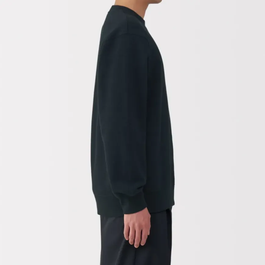 Men's Jersey Slub Crewneck Pullover Sweatshirt