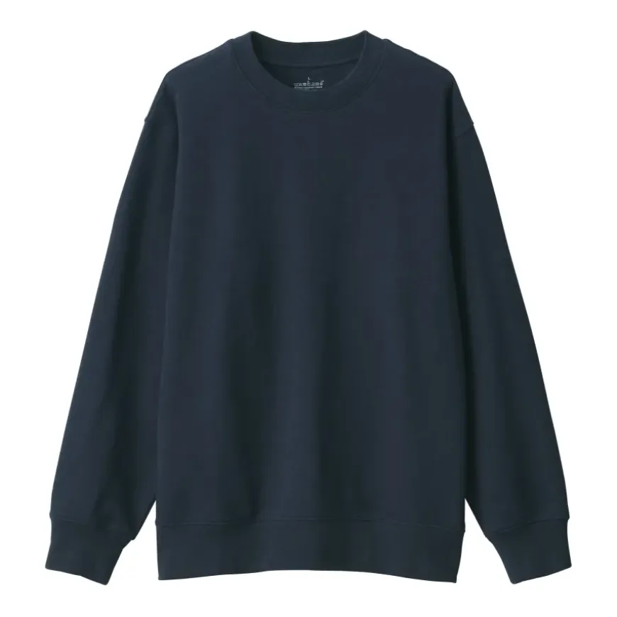 Men's Jersey Slub Crewneck Pullover Sweatshirt