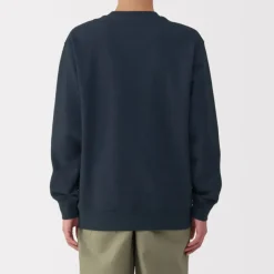 Men's Jersey Slub Crewneck Pullover Sweatshirt