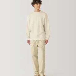 Men's Jersey Slub Crewneck Pullover Sweatshirt