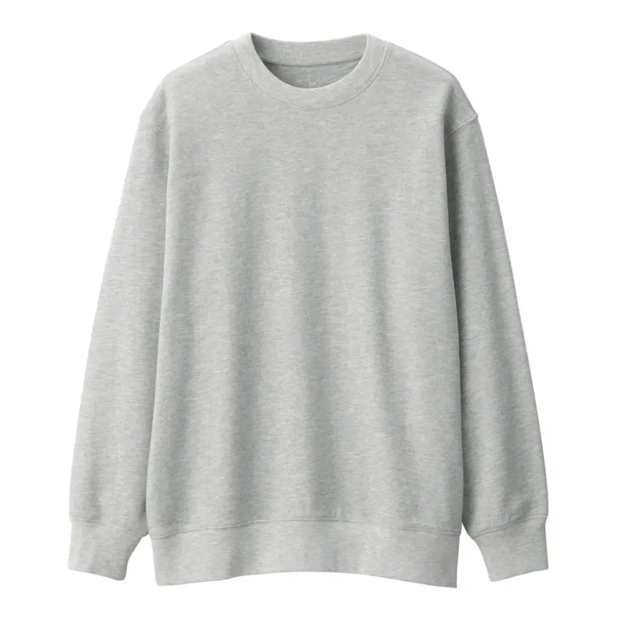 Men's Jersey Slub Crewneck Pullover Sweatshirt