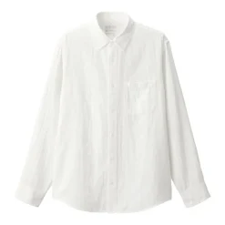 Men's Kapok Blend Double Gauze Long Sleeve Shirt