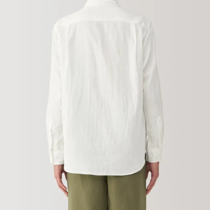 Men's Kapok Blend Double Gauze Long Sleeve Shirt