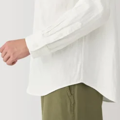 Men's Kapok Blend Double Gauze Long Sleeve Shirt