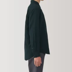 Men's Kapok Blend Double Gauze Long Sleeve Shirt