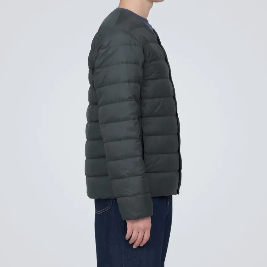 Men's Lightweight Down Collarless Jacket